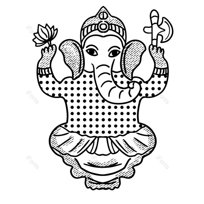 民族图片,莲花元素,文化PNG,免抠素材